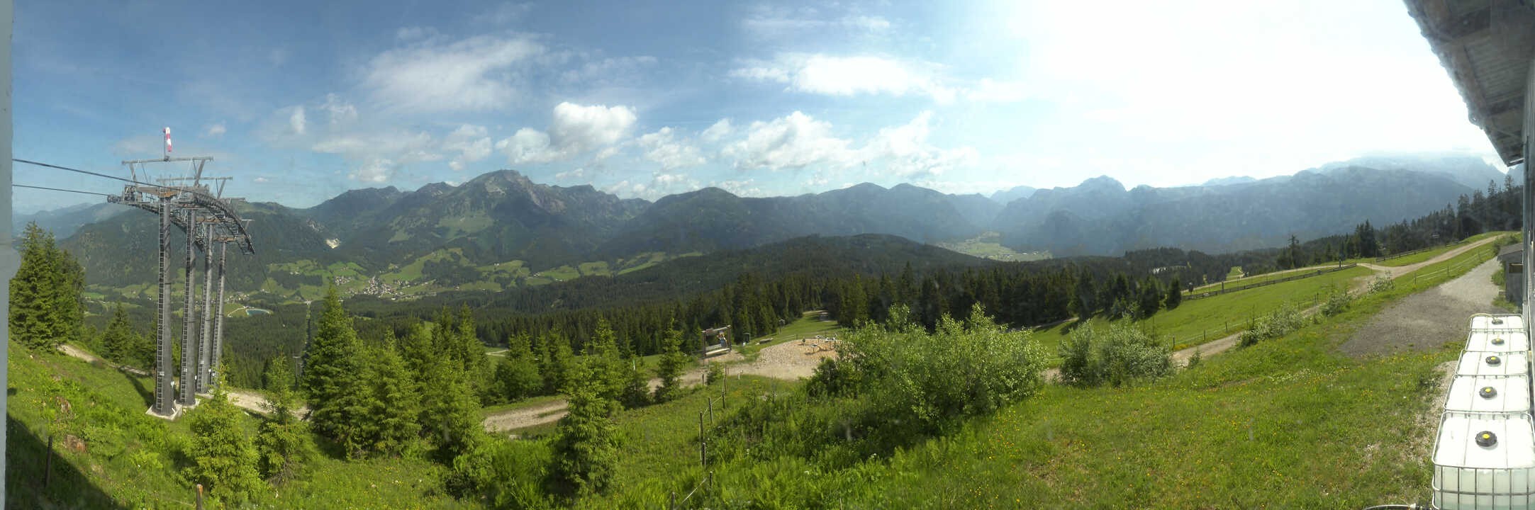 Archiv Foto Webcam Blick vom Hornspitz
