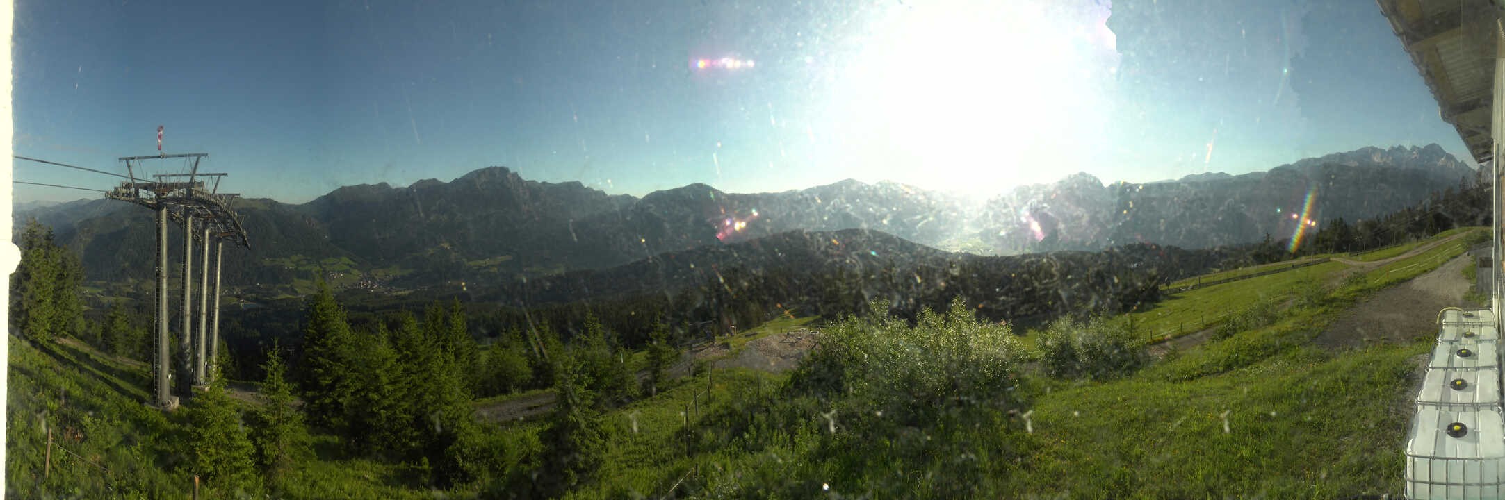 Archiv Foto Webcam Blick vom Hornspitz