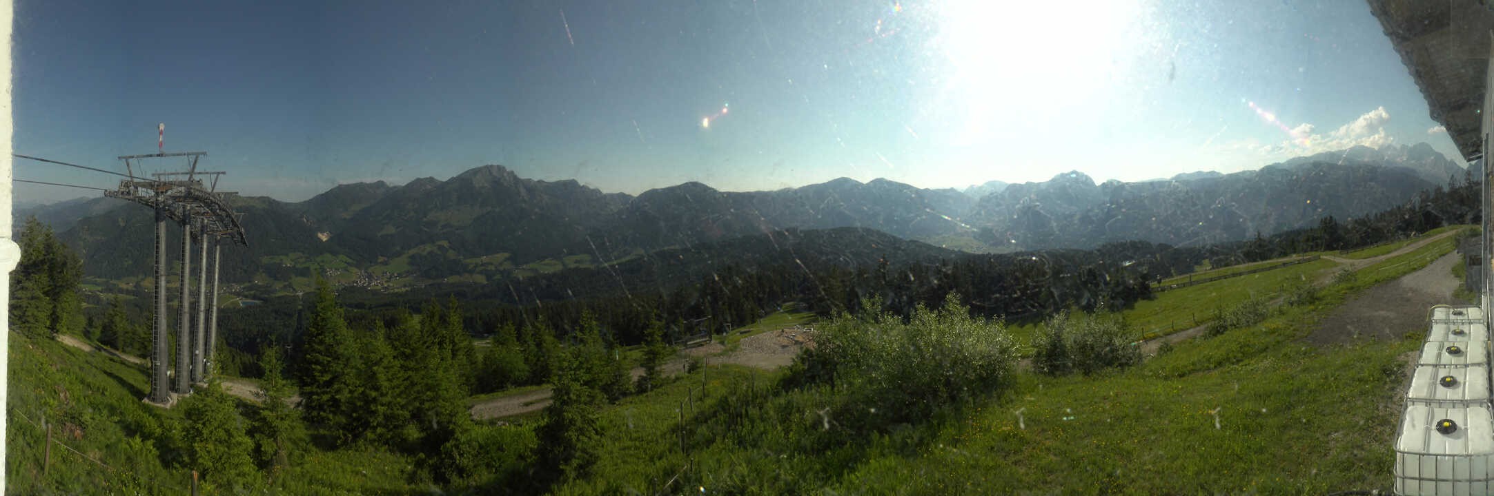 Archiv Foto Webcam Blick vom Hornspitz