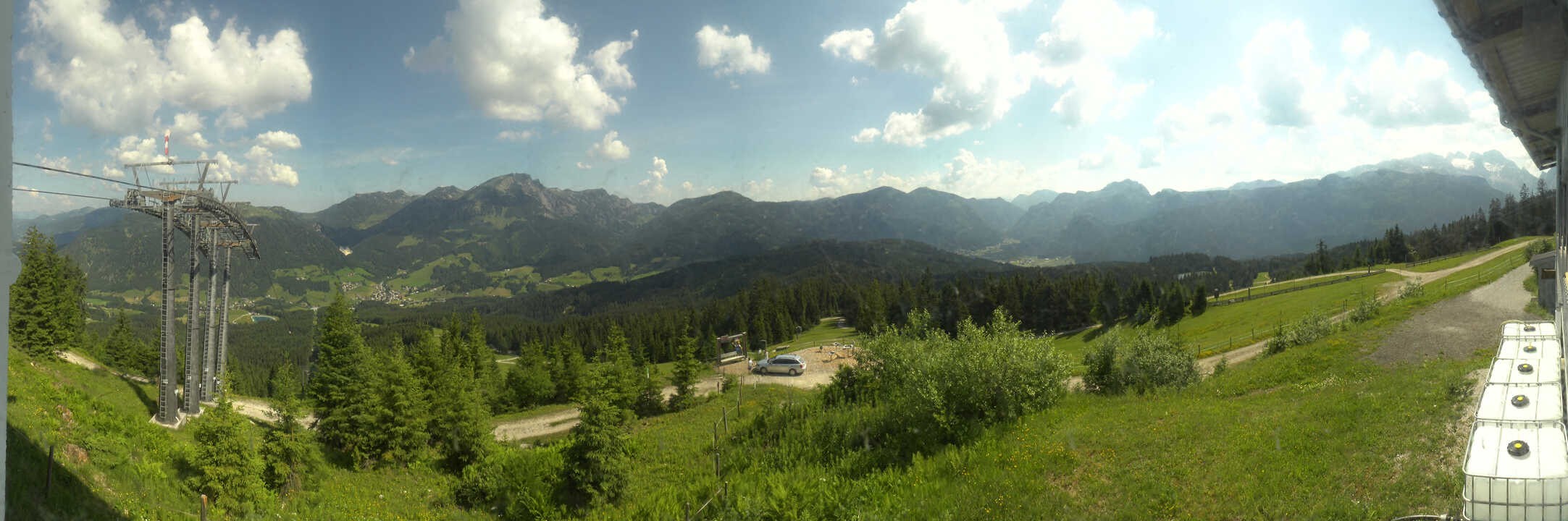 Archiv Foto Webcam Blick vom Hornspitz