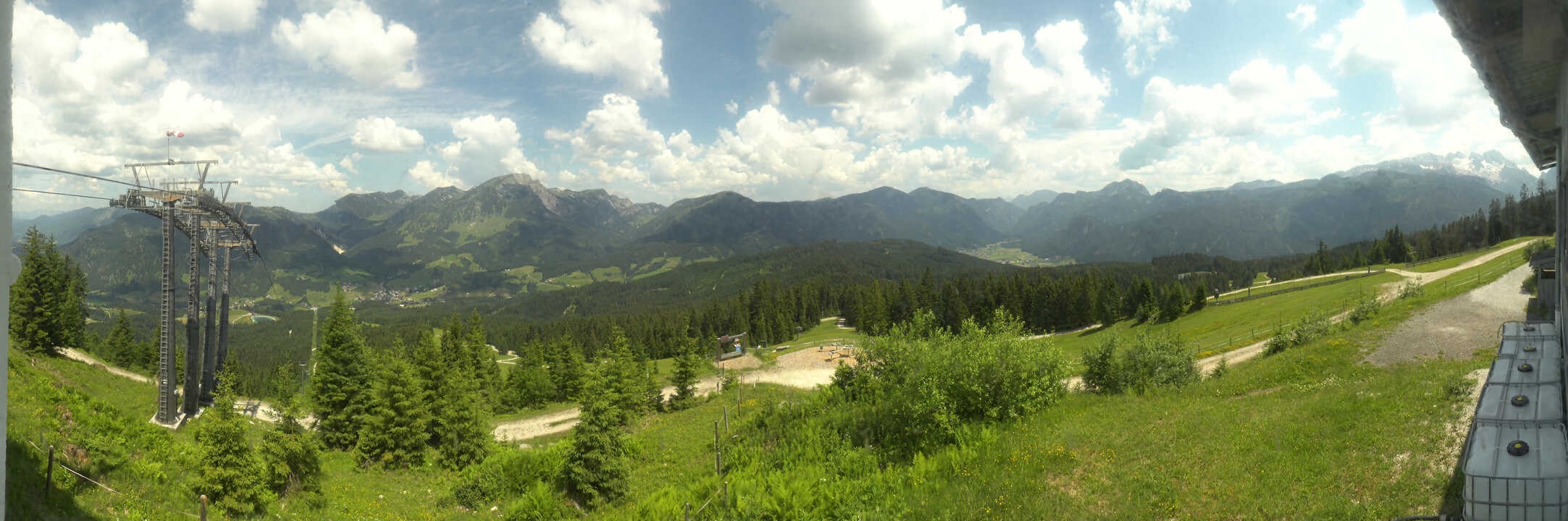 Archiv Foto Webcam Blick vom Hornspitz