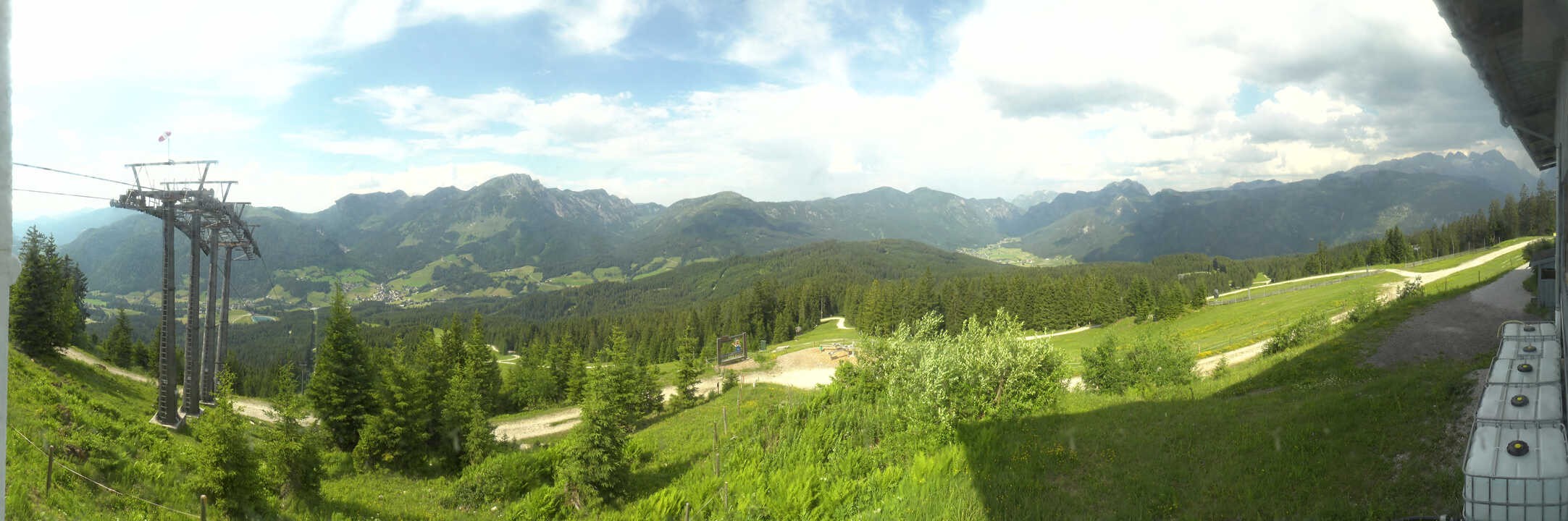 Archiv Foto Webcam Blick vom Hornspitz