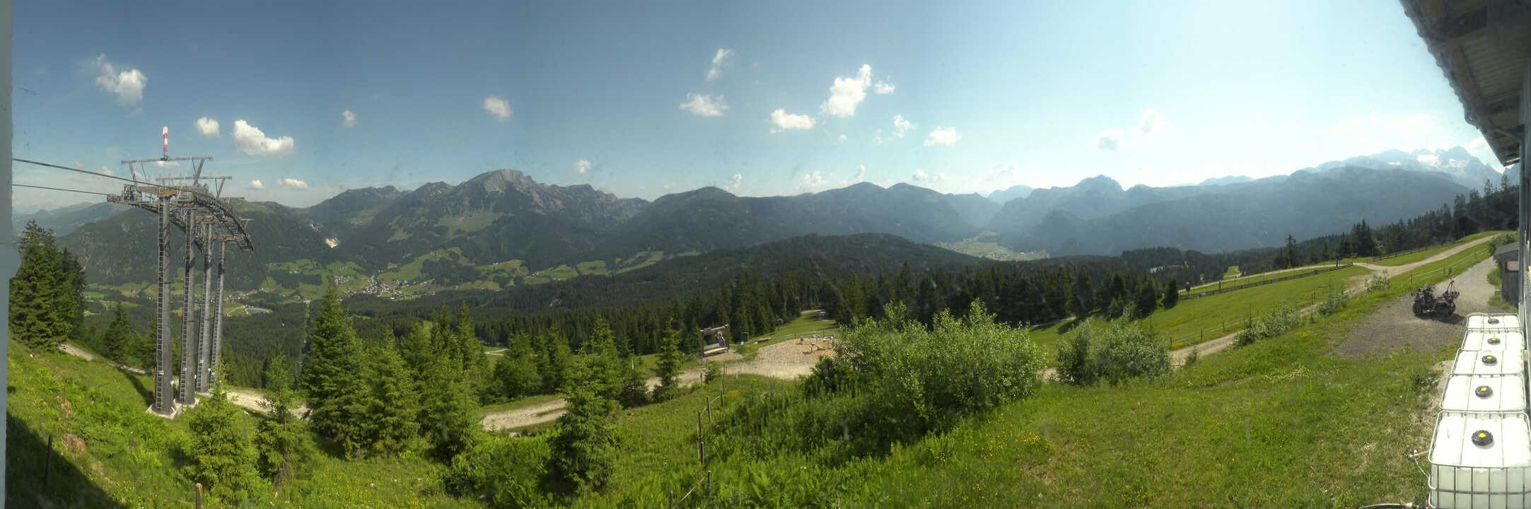 Archiv Foto Webcam Blick vom Hornspitz