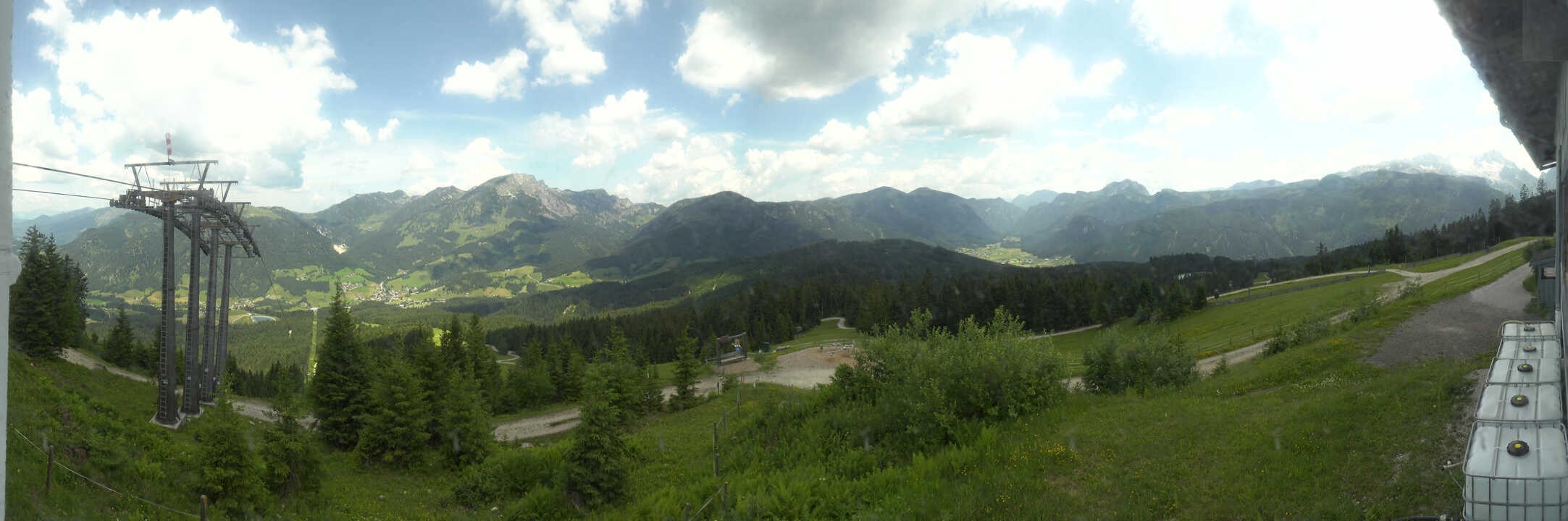 Archiv Foto Webcam Blick vom Hornspitz