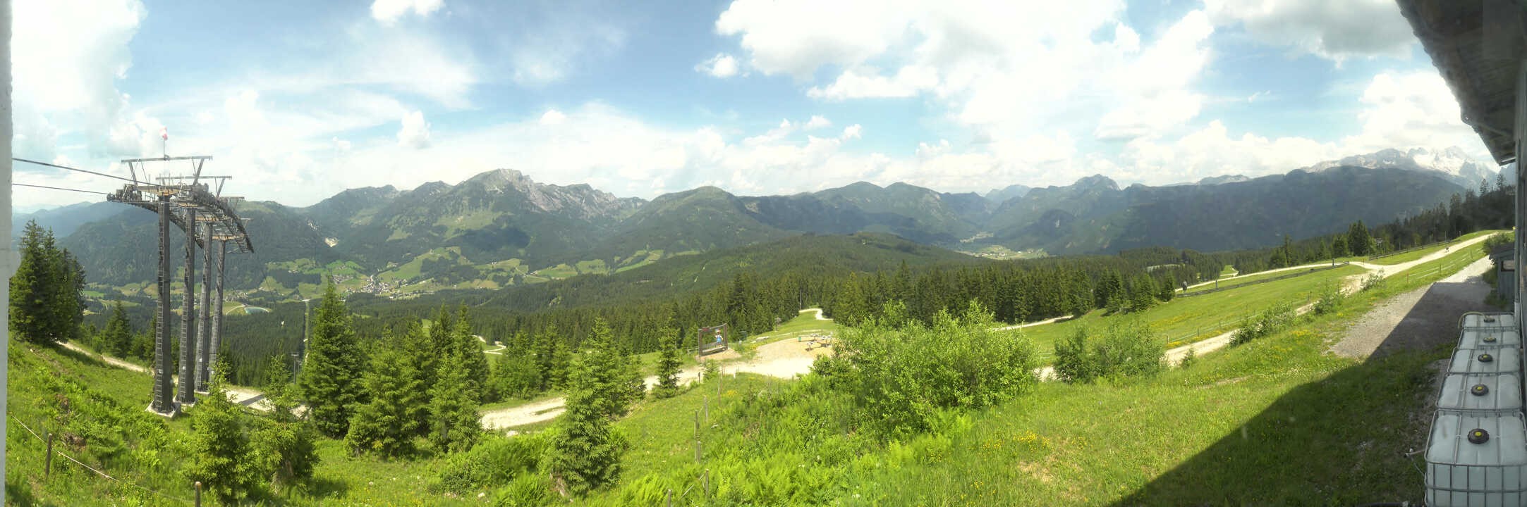 Archiv Foto Webcam Blick vom Hornspitz