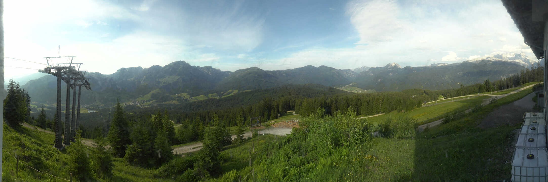 Archived image Webcam The top station Hornbahn