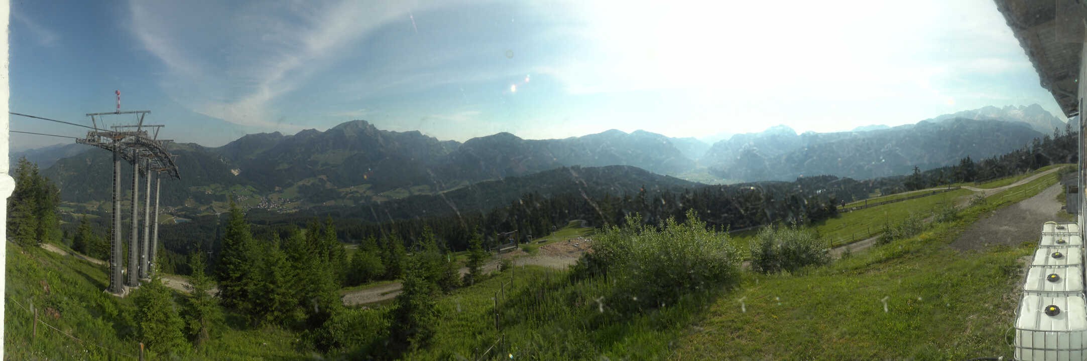 Archiv Foto Webcam Blick vom Hornspitz