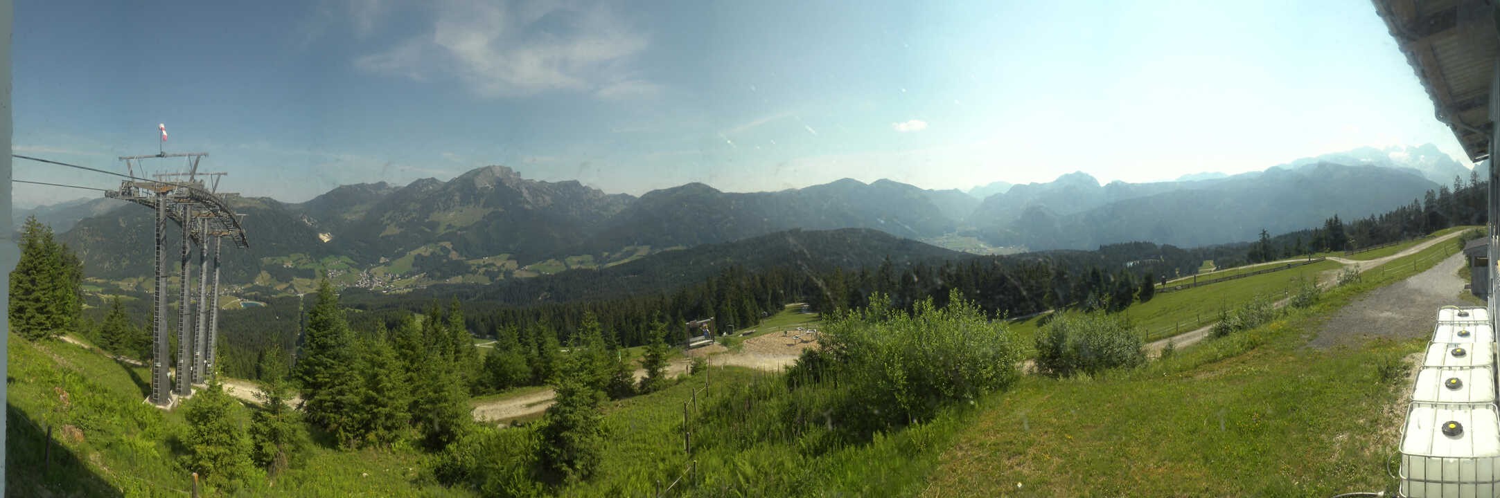 Archiv Foto Webcam Blick vom Hornspitz