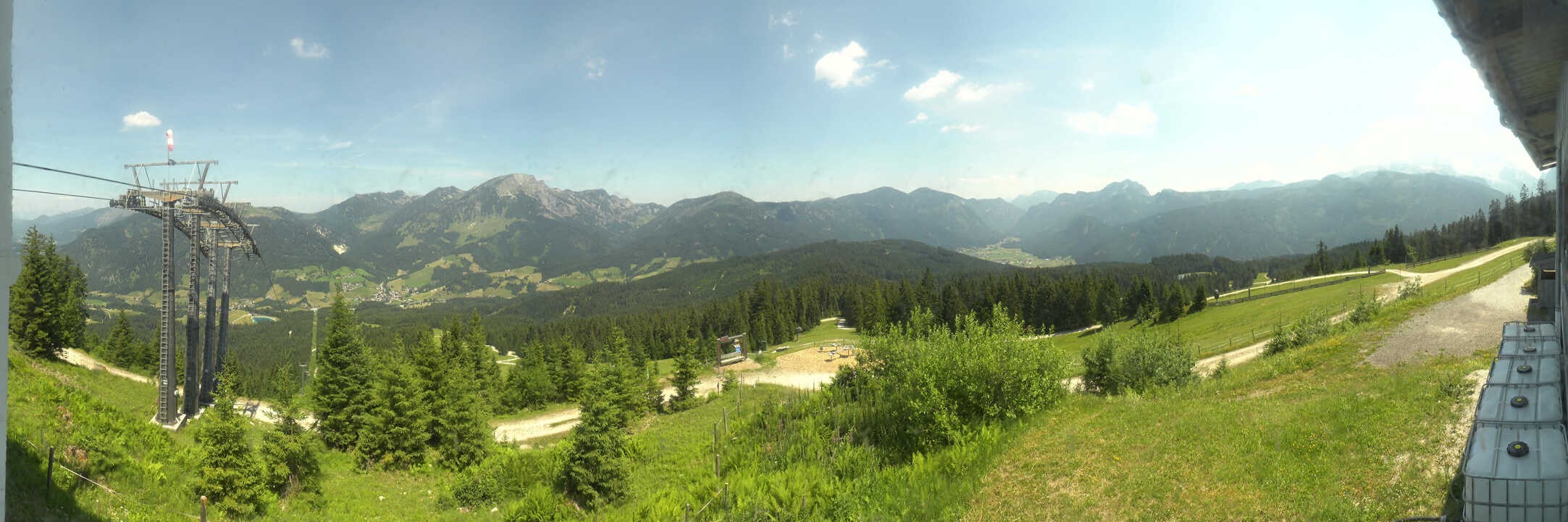 Archiv Foto Webcam Blick vom Hornspitz