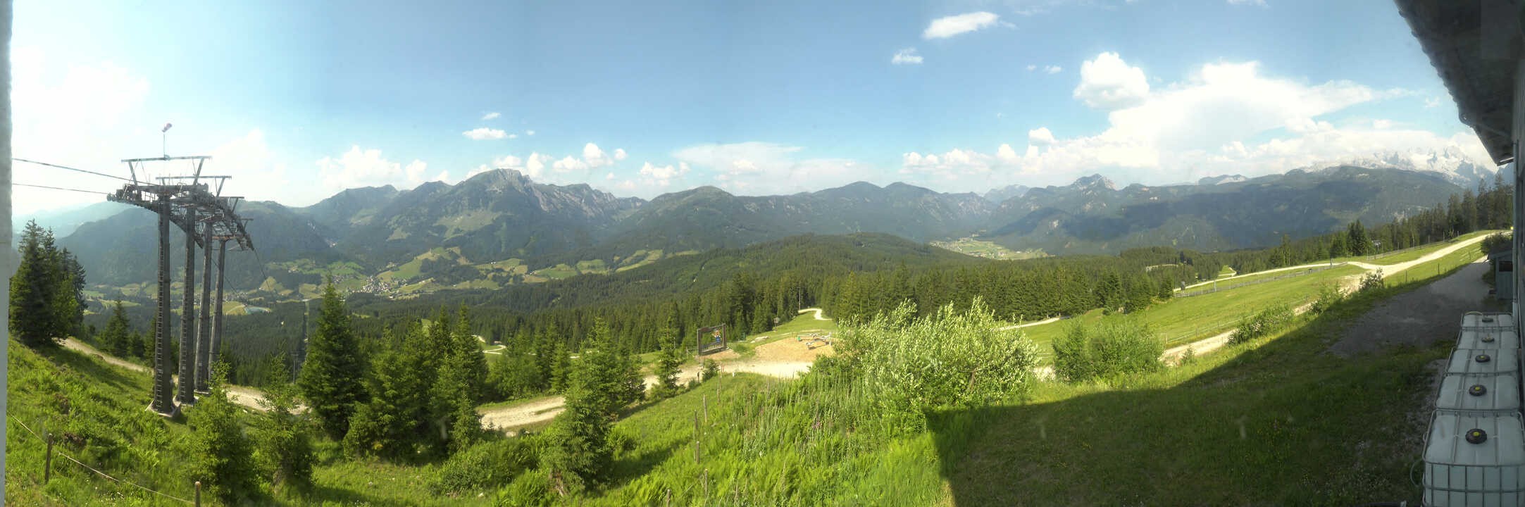 Archiv Foto Webcam Blick vom Hornspitz