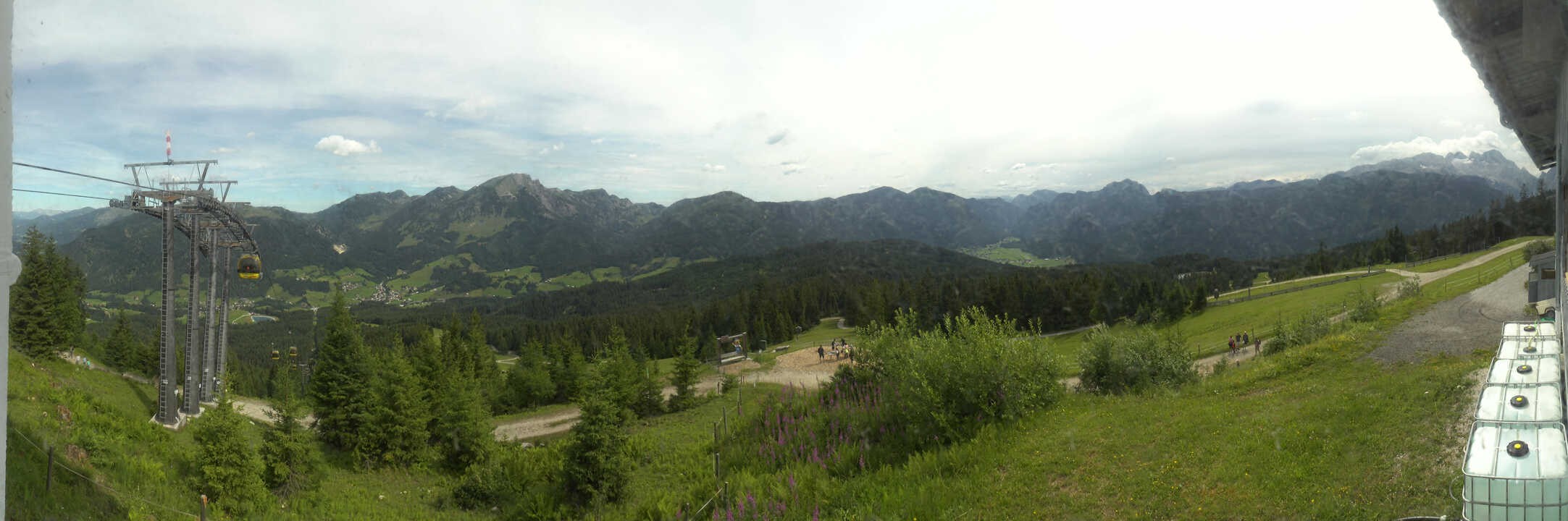 Archiv Foto Webcam Blick vom Hornspitz