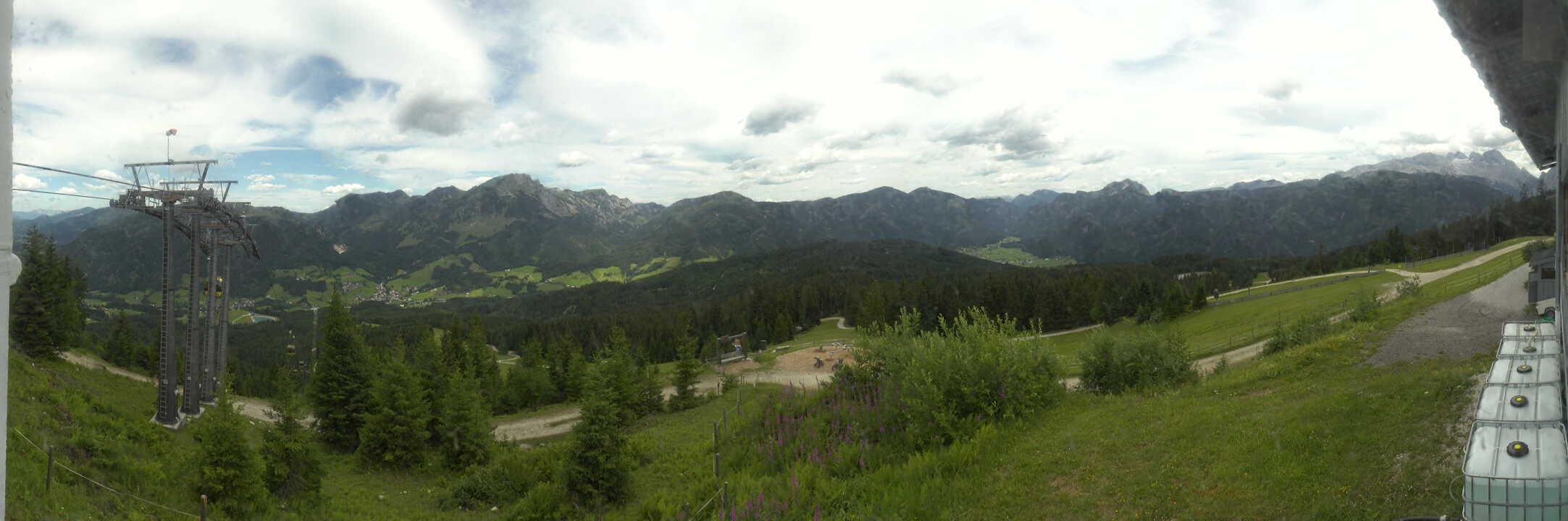 Archiv Foto Webcam Blick vom Hornspitz