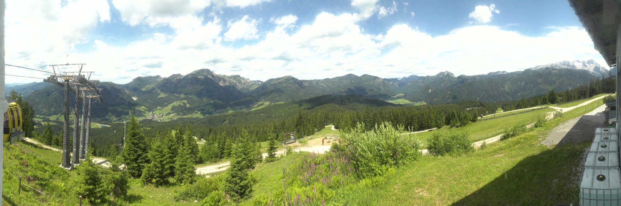 Archiv Foto Webcam Blick vom Hornspitz