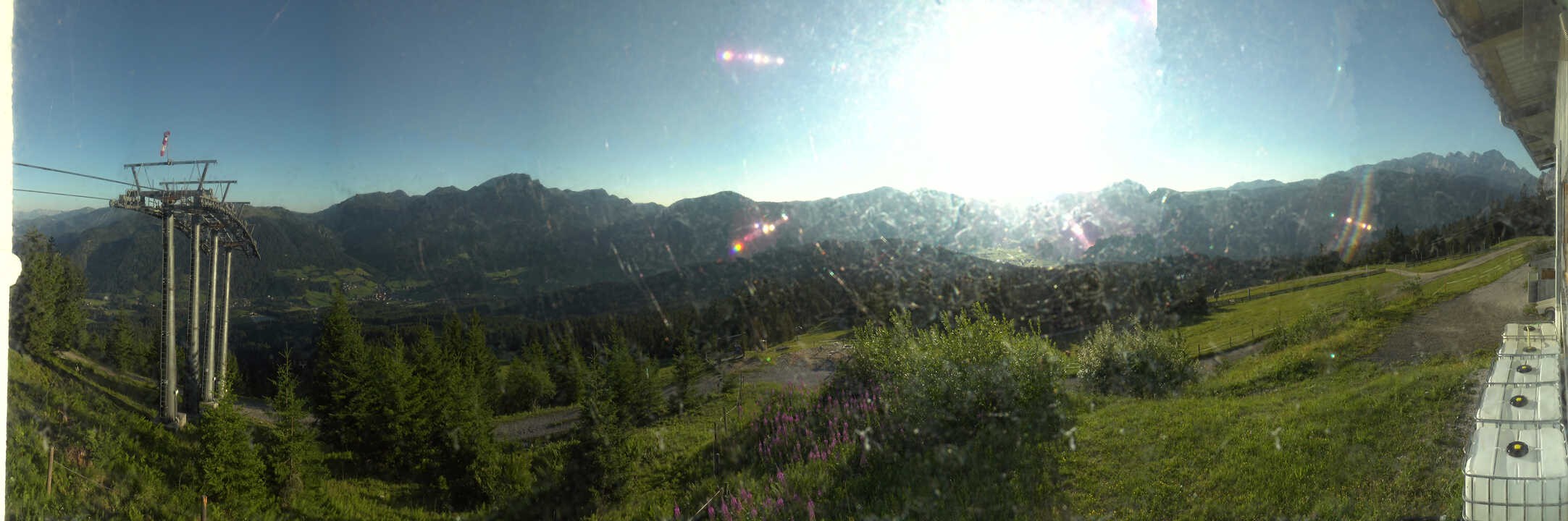 Archiv Foto Webcam Blick vom Hornspitz