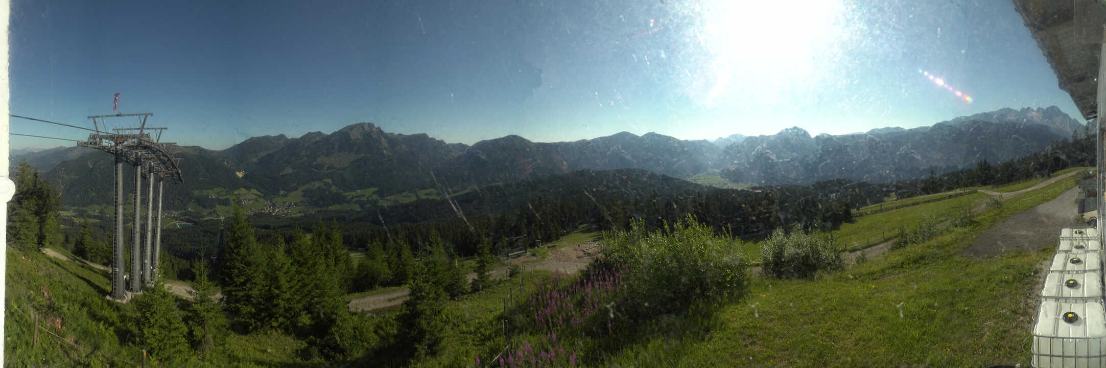 Archiv Foto Webcam Blick vom Hornspitz