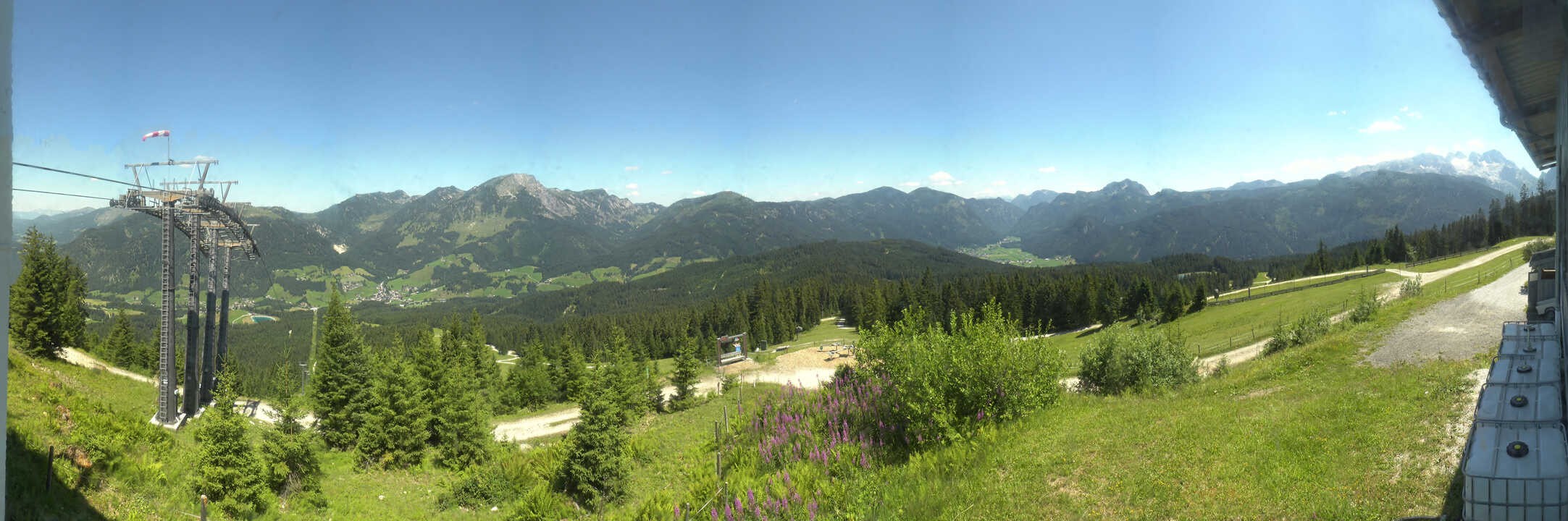 Archiv Foto Webcam Blick vom Hornspitz