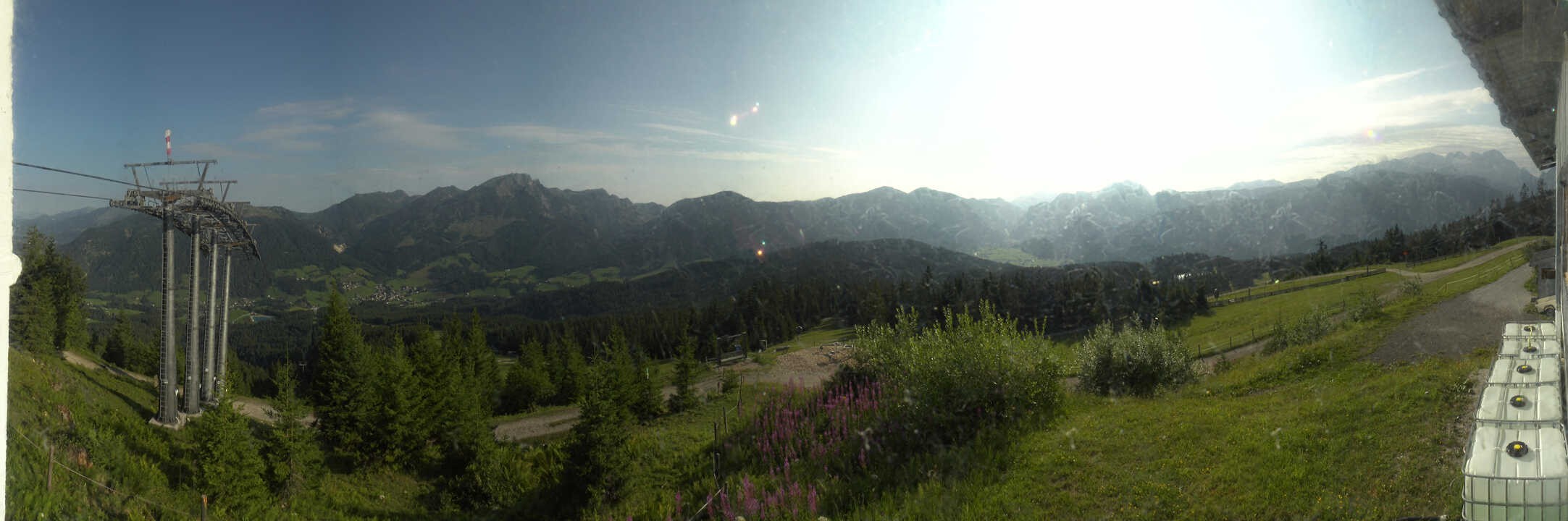 Archiv Foto Webcam Blick vom Hornspitz