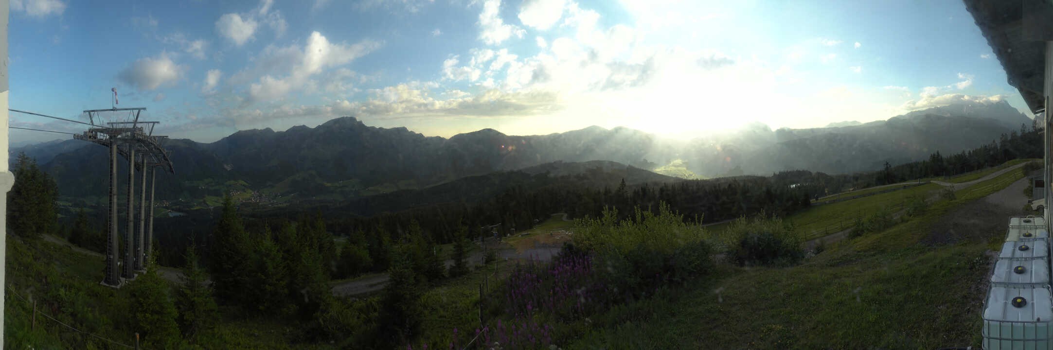 Archived image Webcam The top station Hornbahn