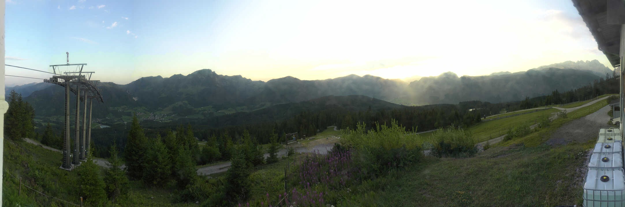 Archiv Foto Webcam Blick vom Hornspitz