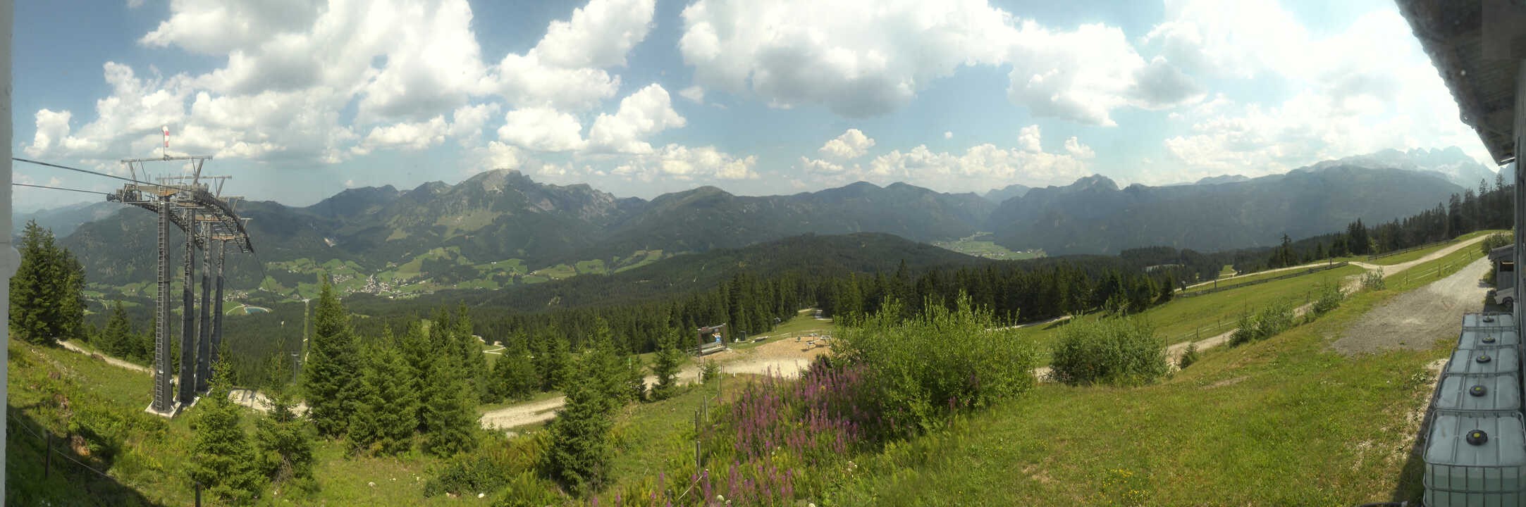 Archiv Foto Webcam Blick vom Hornspitz