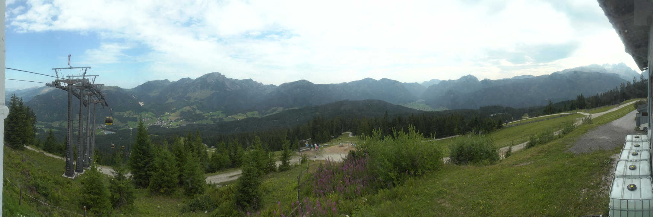 Archiv Foto Webcam Blick vom Hornspitz