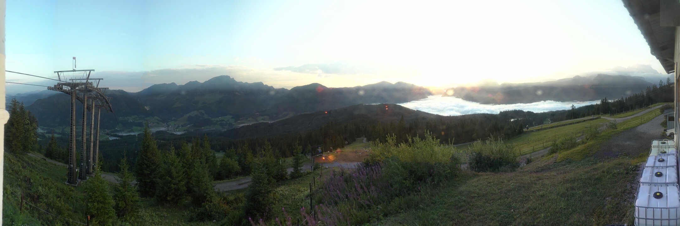 Archiv Foto Webcam Blick vom Hornspitz