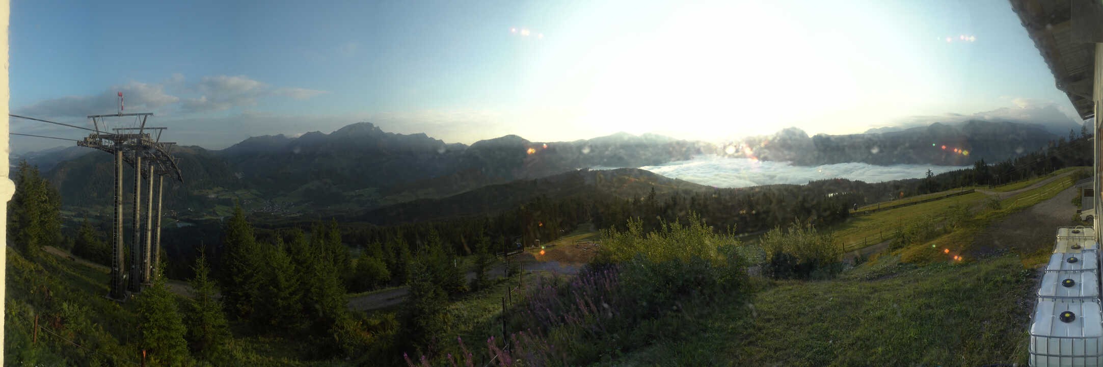 Archiv Foto Webcam Blick vom Hornspitz