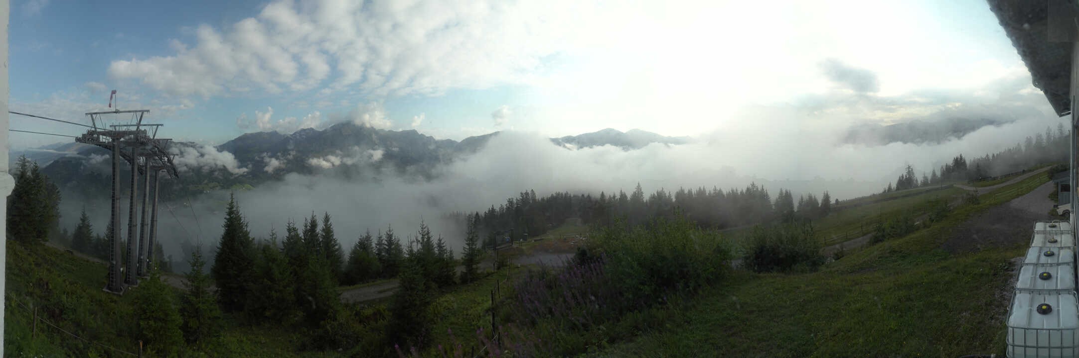 Archiv Foto Webcam Blick vom Hornspitz