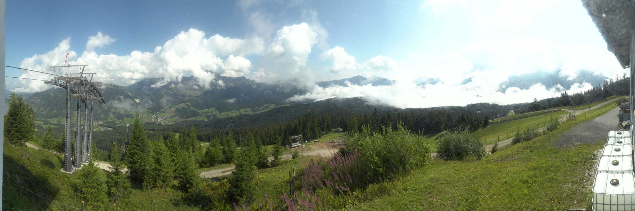 Archiv Foto Webcam Blick vom Hornspitz