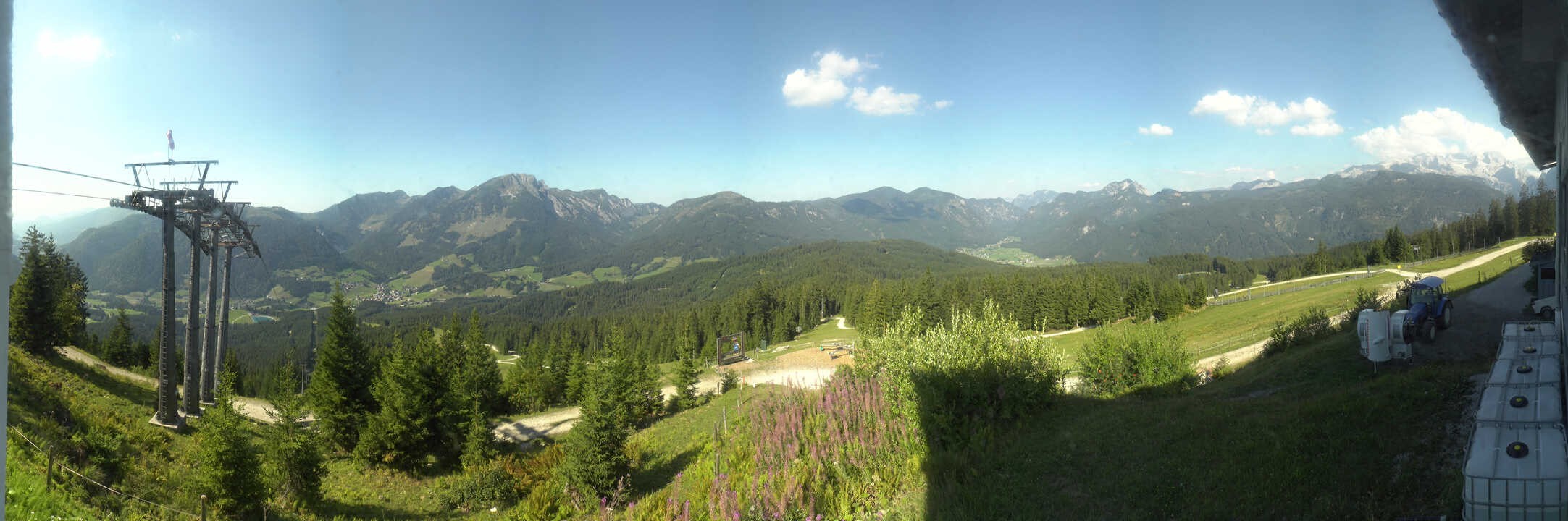 Archived image Webcam The top station Hornbahn