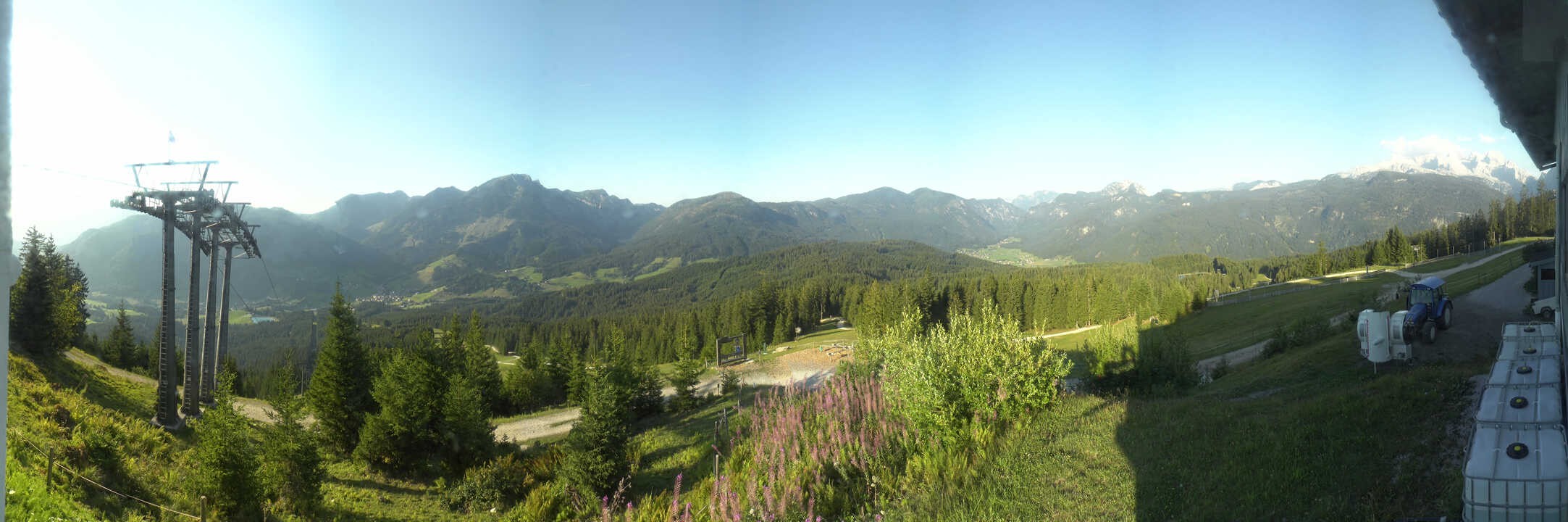 Archived image Webcam The top station Hornbahn