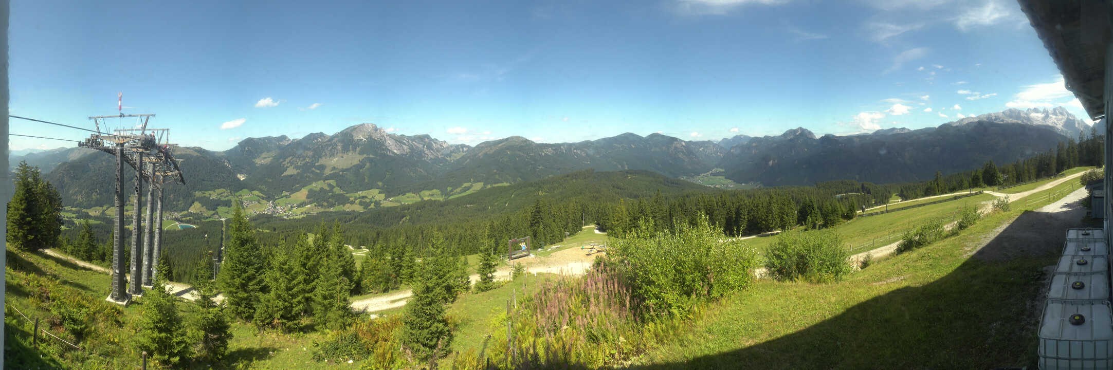 Archiv Foto Webcam Blick vom Hornspitz