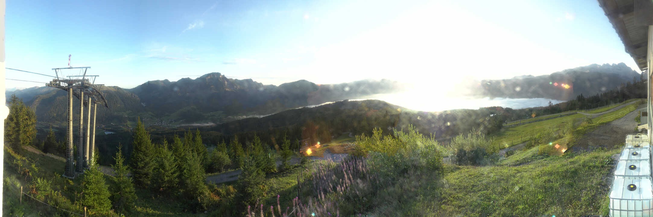 Archiv Foto Webcam Blick vom Hornspitz