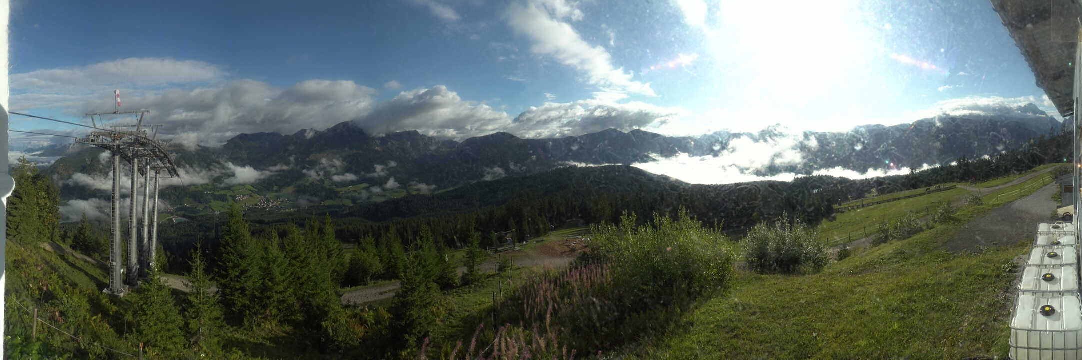 Archiv Foto Webcam Blick vom Hornspitz