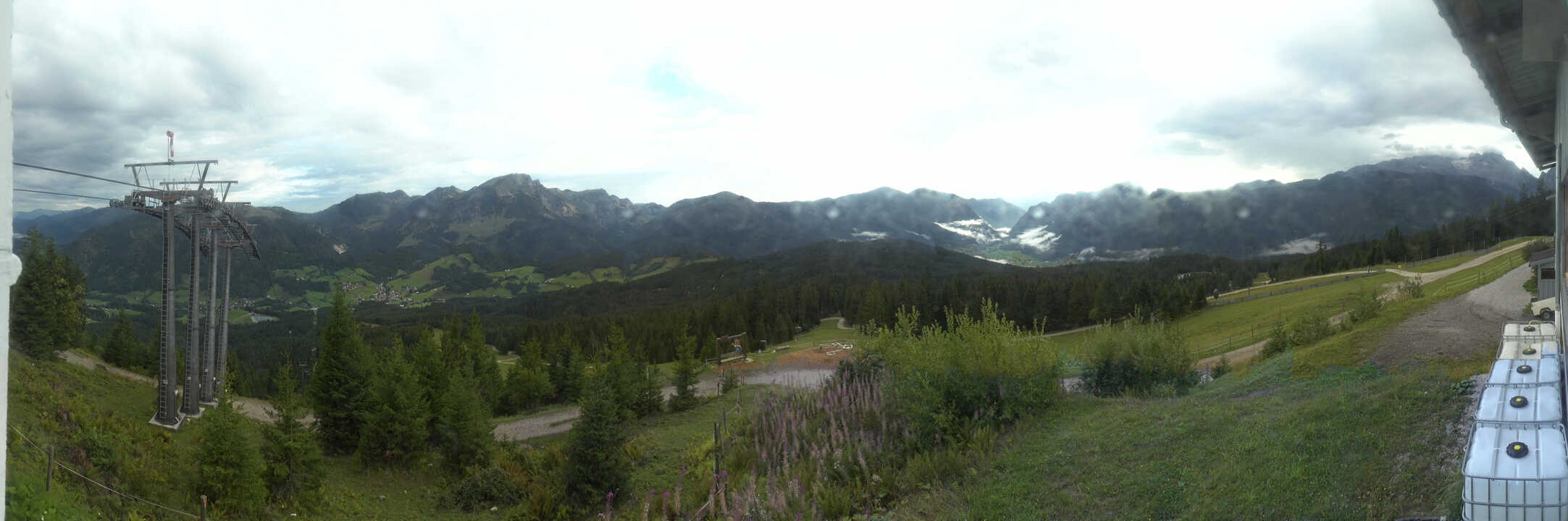 Archived image Webcam The top station Hornbahn
