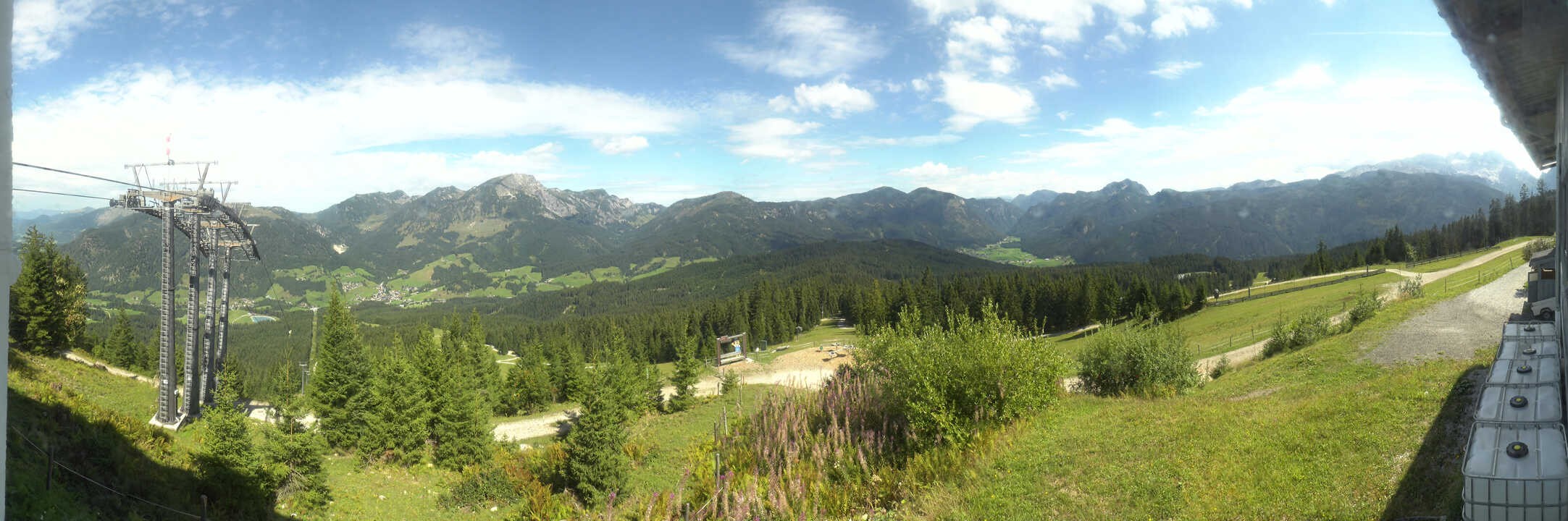 Archiv Foto Webcam Blick vom Hornspitz