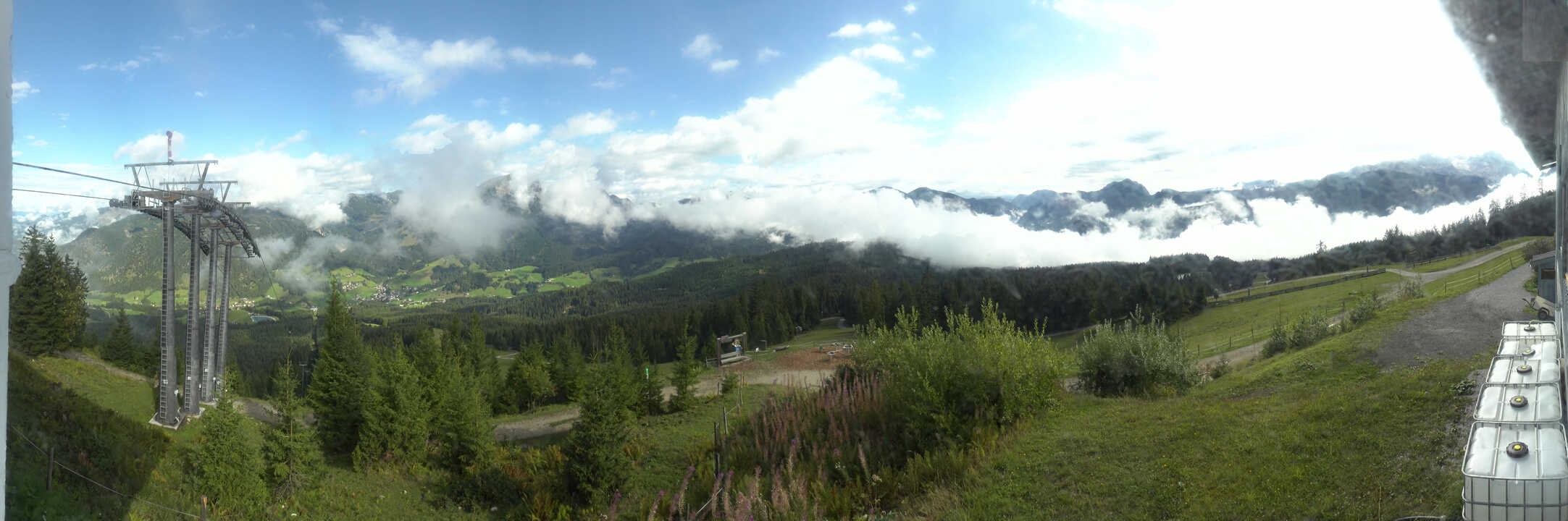 Archiv Foto Webcam Blick vom Hornspitz