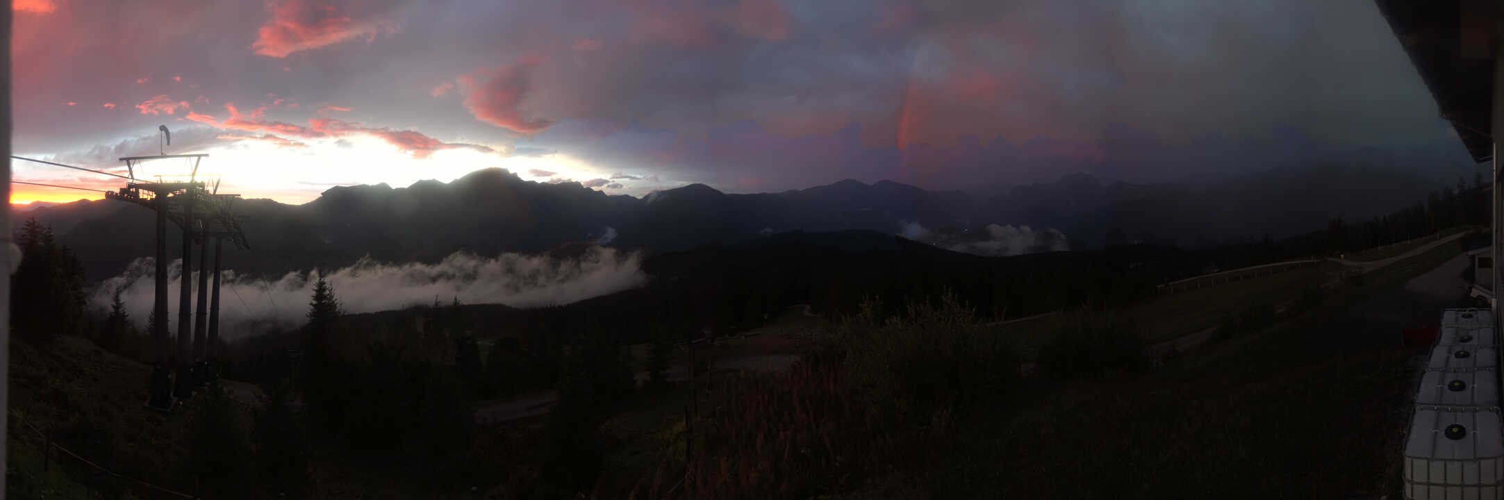 Archiv Foto Webcam Blick vom Hornspitz