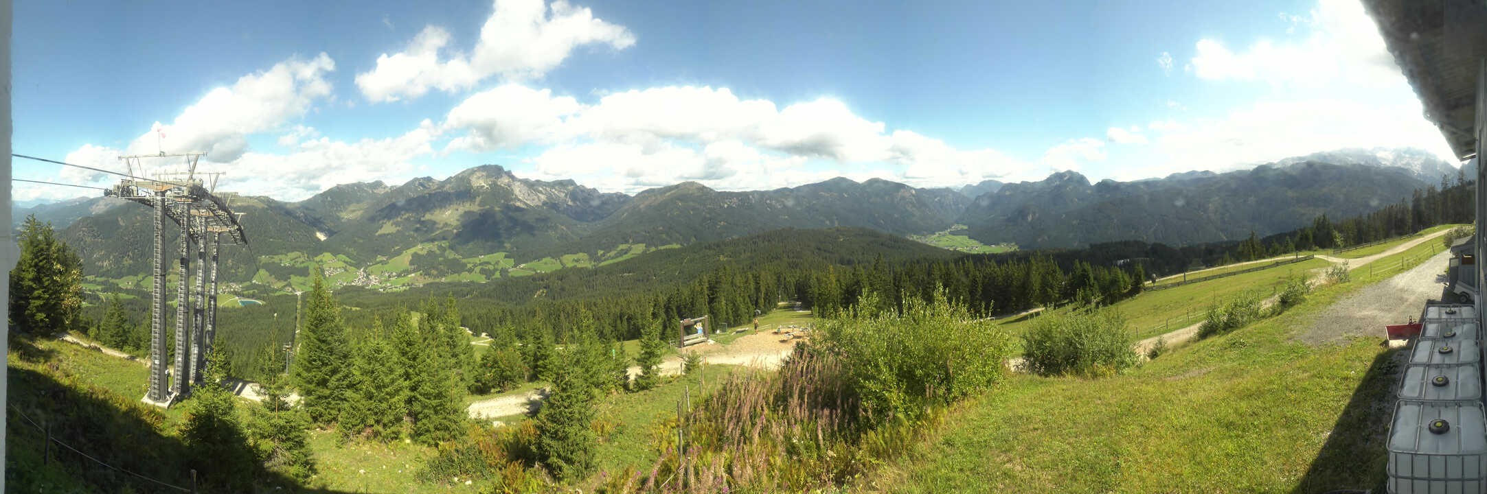 Archiv Foto Webcam Blick vom Hornspitz
