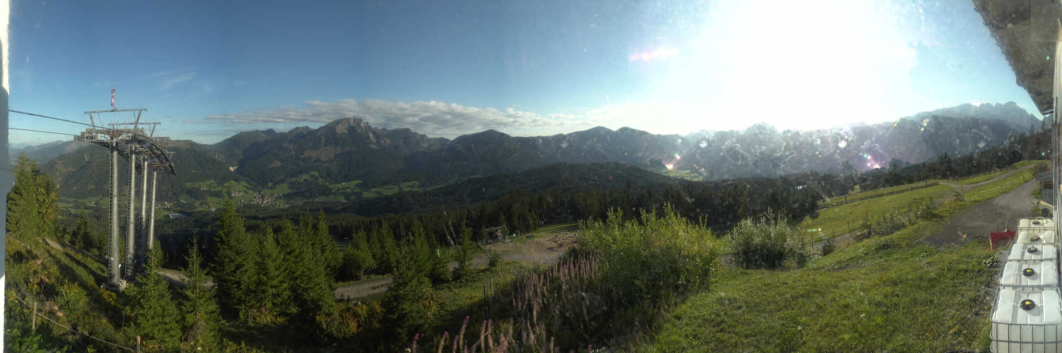 Archiv Foto Webcam Blick vom Hornspitz