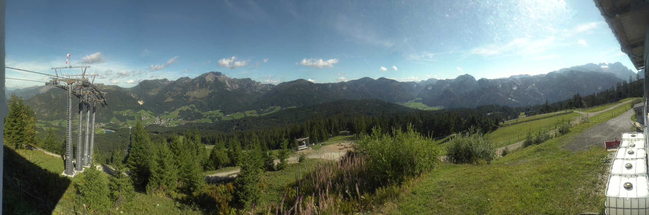 Archiv Foto Webcam Blick vom Hornspitz