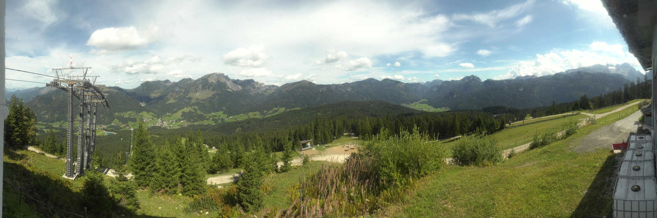 Archiv Foto Webcam Blick vom Hornspitz