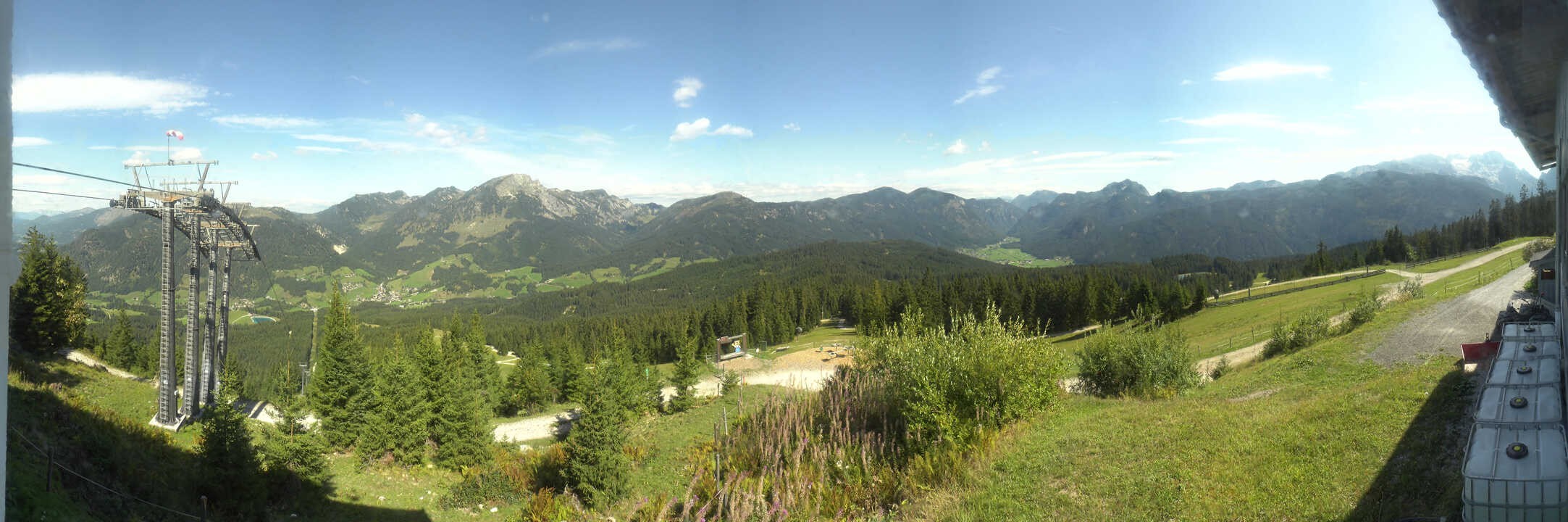 Archiv Foto Webcam Blick vom Hornspitz