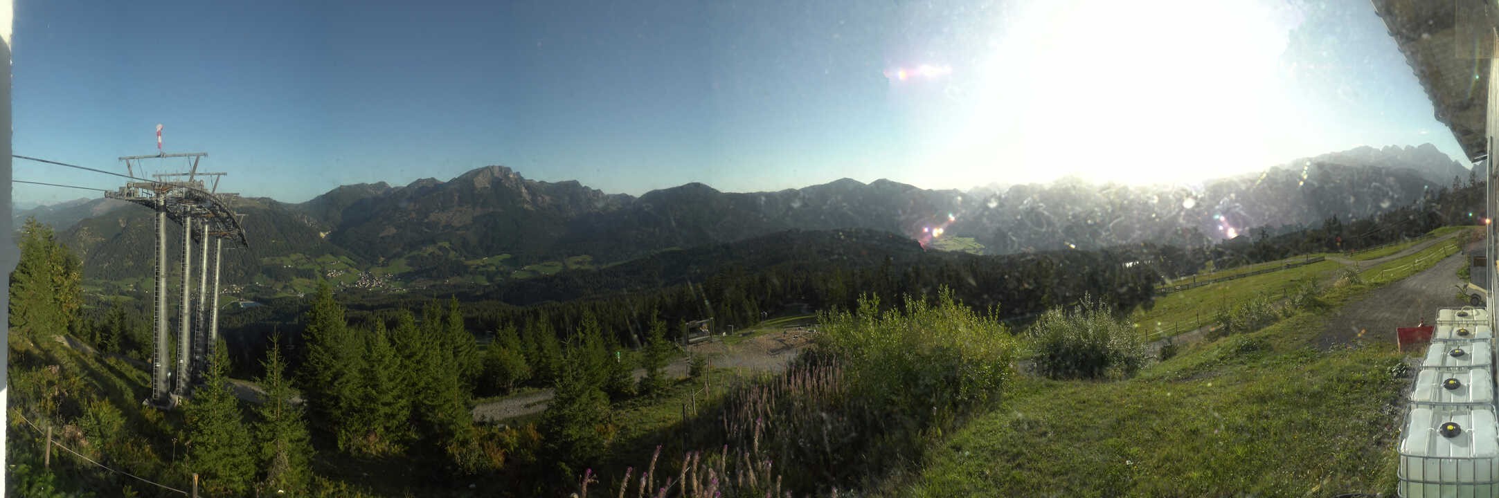 Archiv Foto Webcam Blick vom Hornspitz