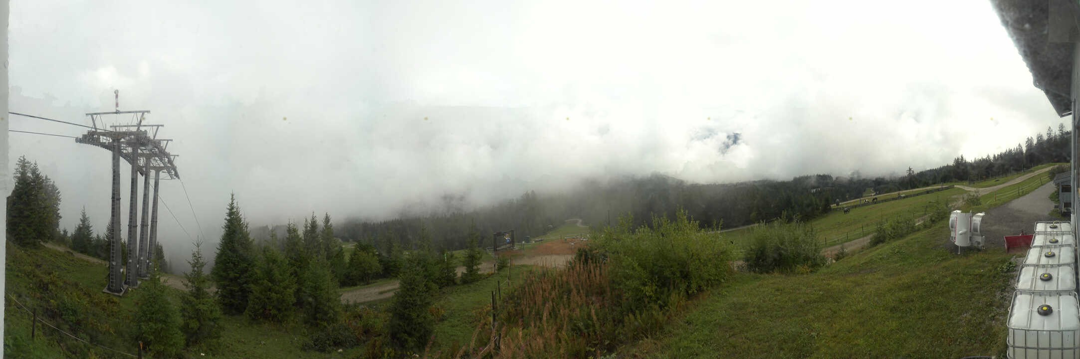 Archived image Webcam The top station Hornbahn