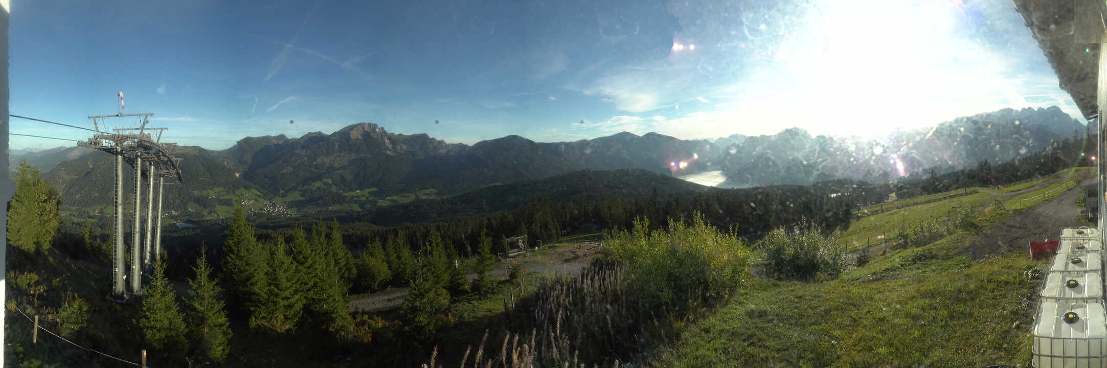 Archived image Webcam The top station Hornbahn