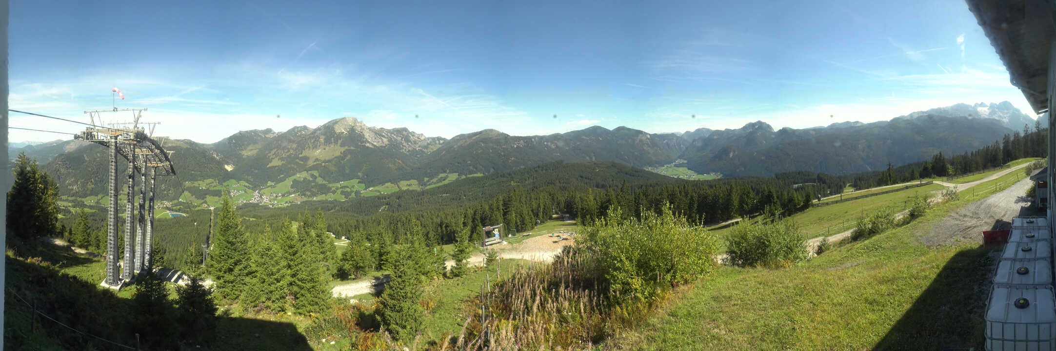 Archiv Foto Webcam Blick vom Hornspitz