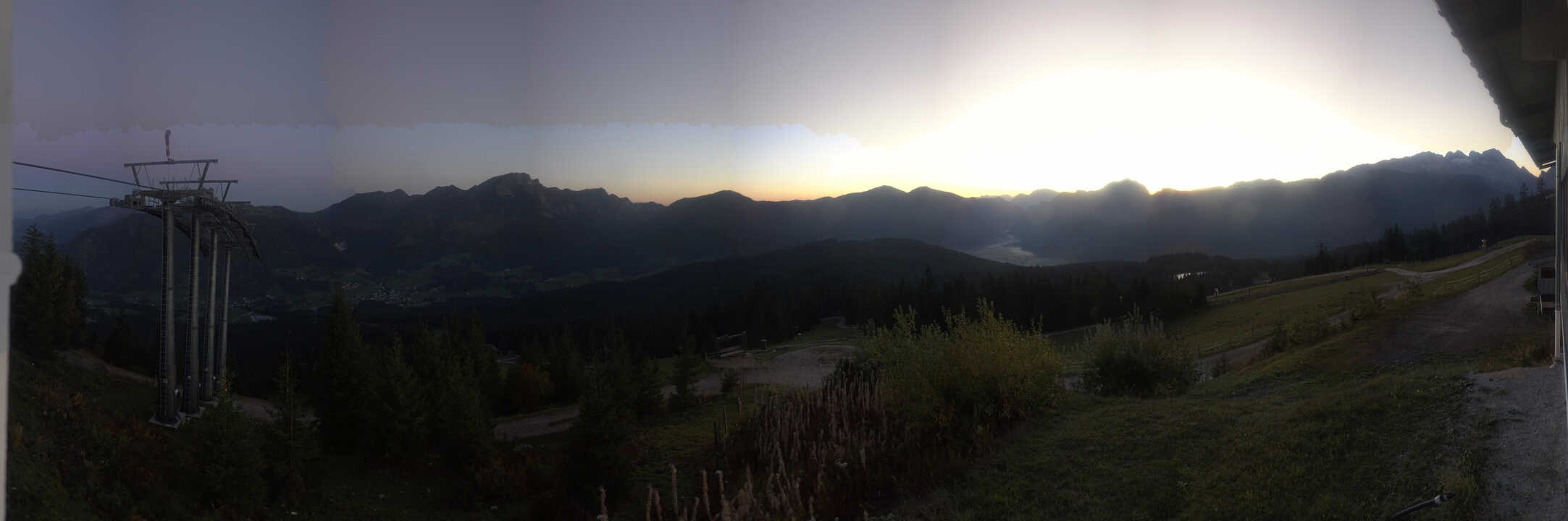 Archiv Foto Webcam Blick vom Hornspitz