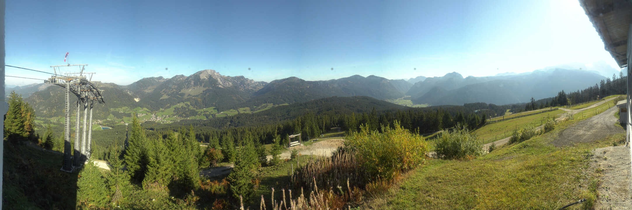 Archiv Foto Webcam Blick vom Hornspitz