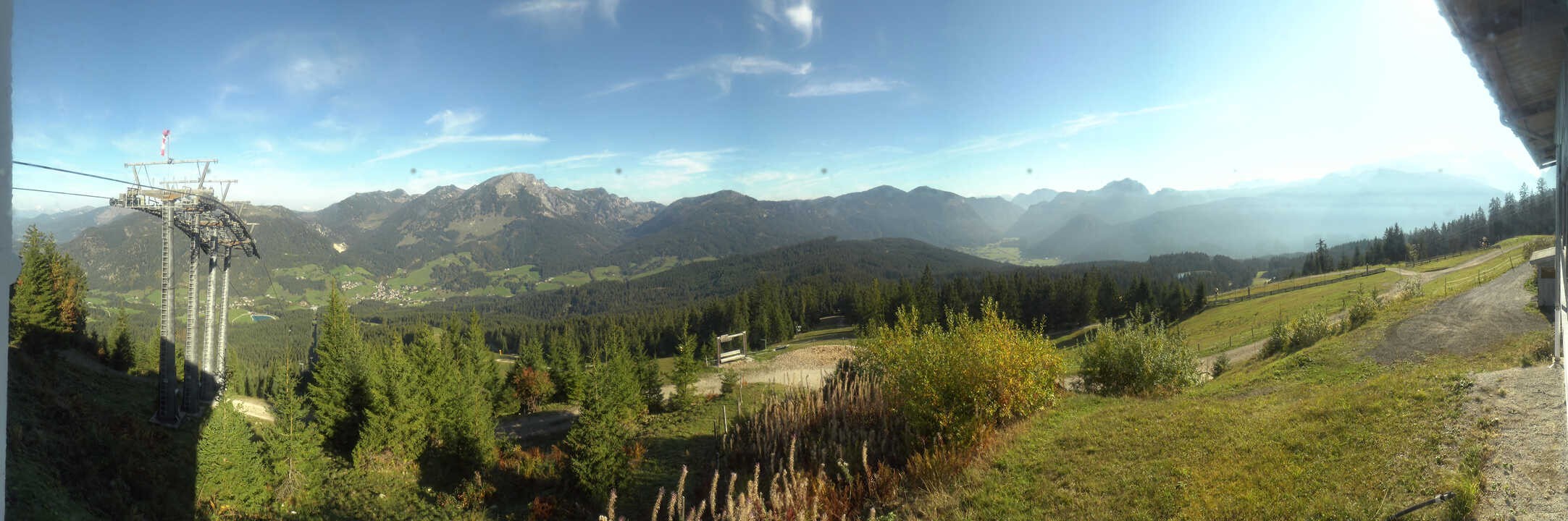 Archiv Foto Webcam Blick vom Hornspitz